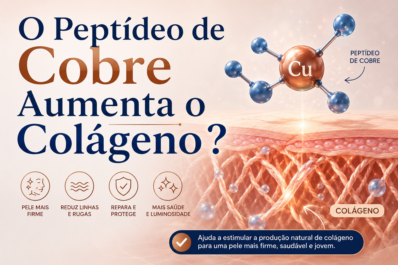 O Peptídeo de Cobre Aumenta o Colágeno?